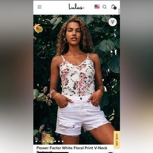 Floral Bodysuit. TAGS STILL ON.